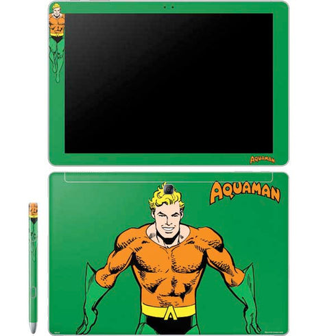 DC Comics Aquaman Classic Art Pose Galaxy Book 12in Skin